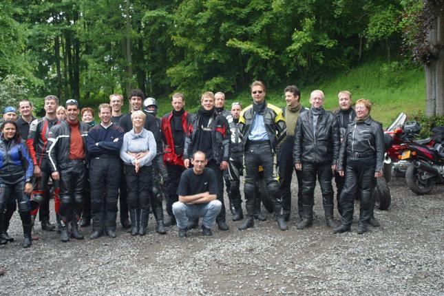 een aardig grote maar gezellige groep